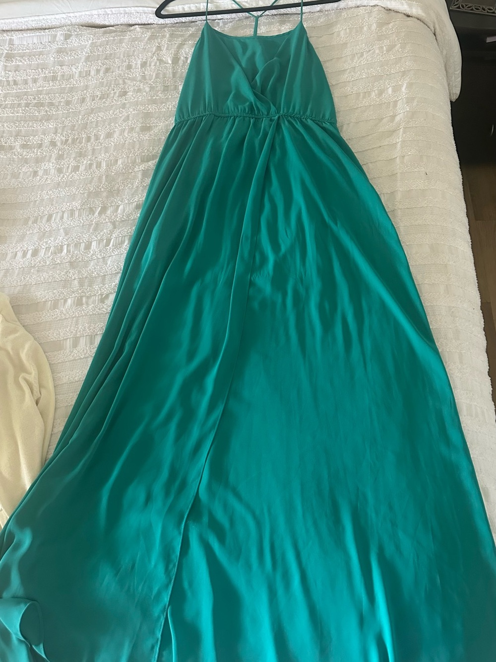 Emerald Green Spaghetti Strap Maxi Dress